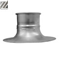 Lost Wax Investment Casting Parts Stainless Steel 316L Pipe Fitting Bell Mouth Precision Casting Parts